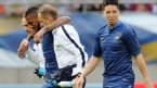 France's Yann M'Vila limps off against Serbia